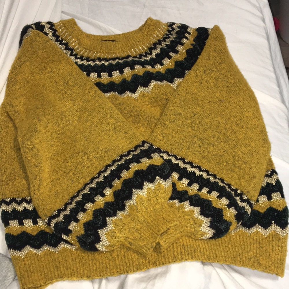 Yellow sweater